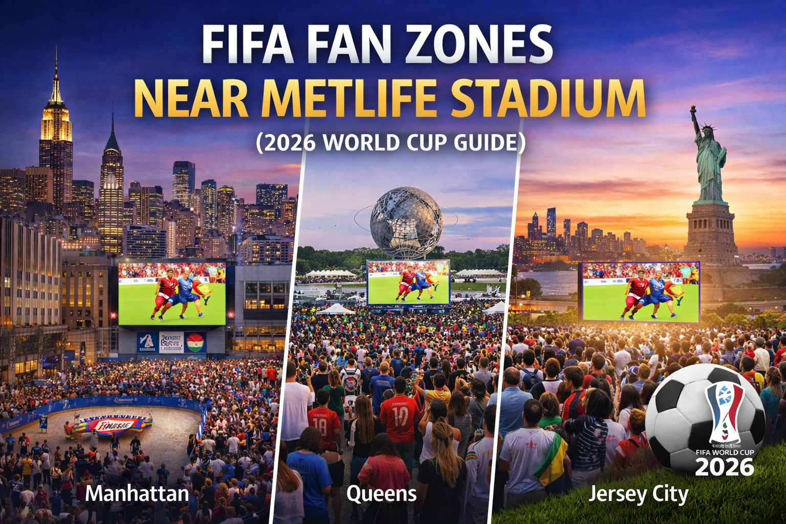 FIFA Fan Zones Near MetLife Stadium (2026 World Cup Guide)