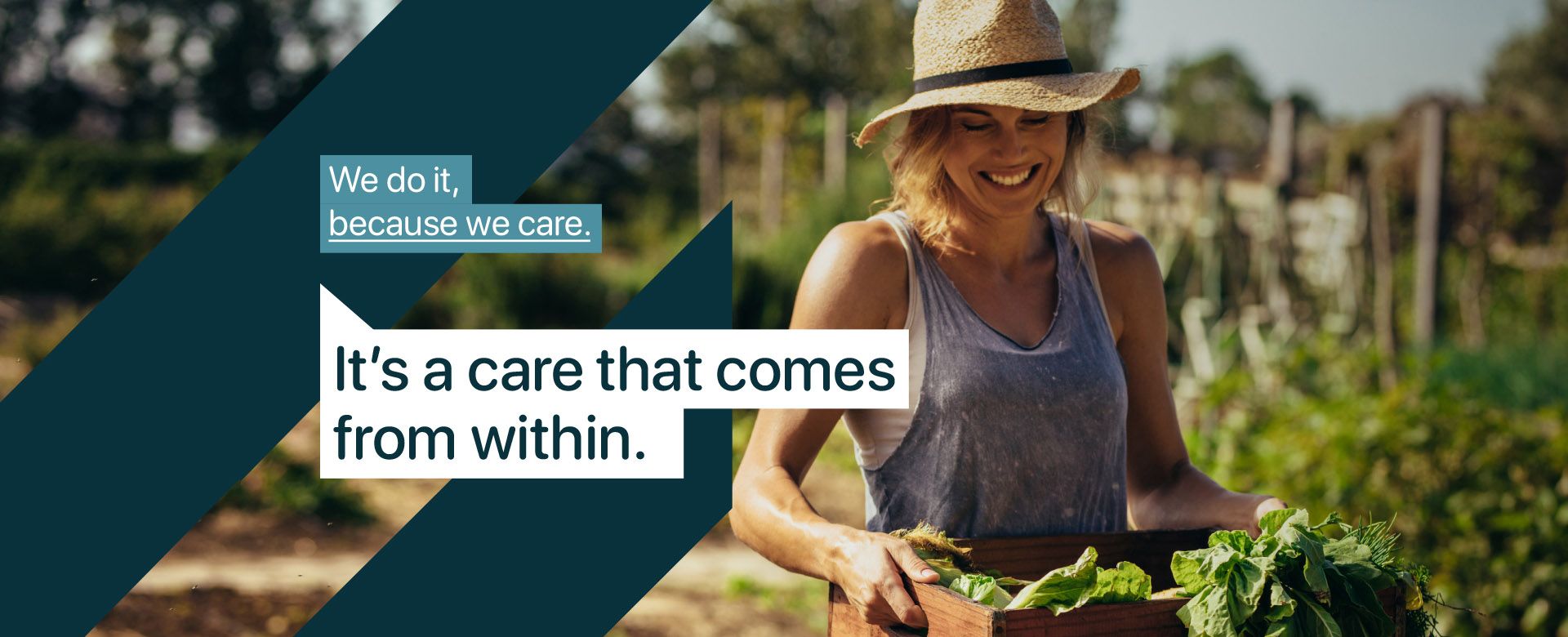 Caring is so much more than just saying we care