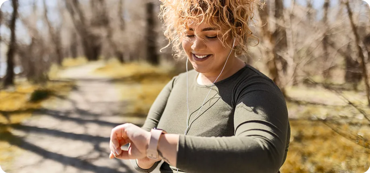 Woman enjoying an active outdoor lifestyle