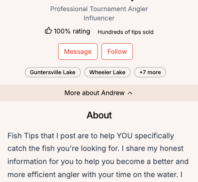 Elevate Your Fishing Guide Profile with FishTips' New Features