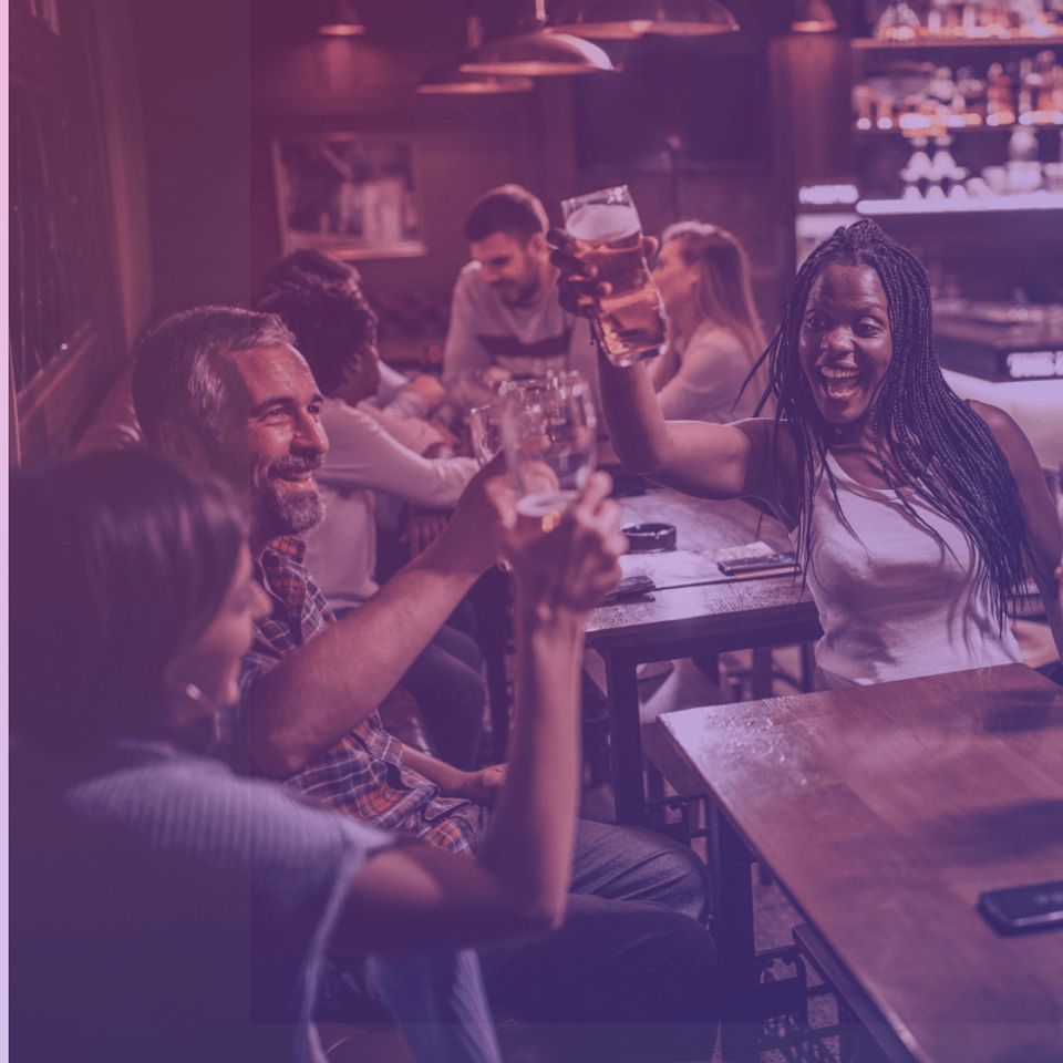 50 and over singles night at The Alchemist George Street, hosted by Love at First Sign