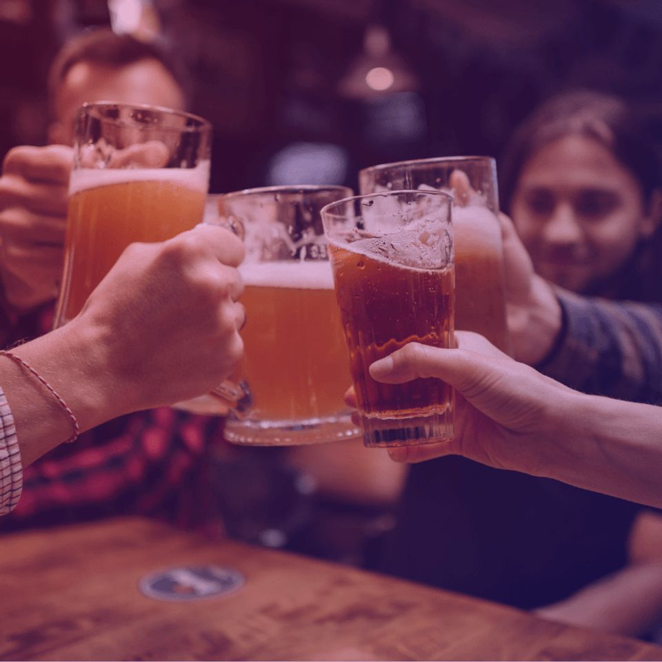 50 and over singles night at Harry's Bar, hosted by Love at First Sign