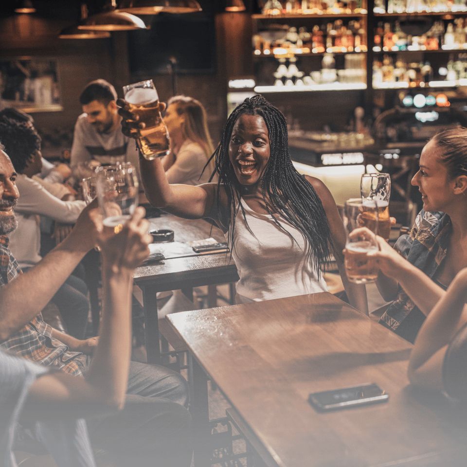 50 and over singles night at All Bar One, hosted by Love at First Sign