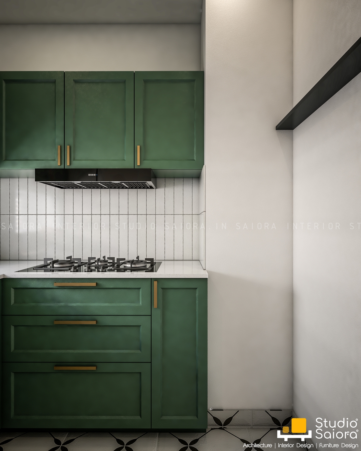 Image for  APARTMENT INTERIOR KAKKANAD-ERNAKULAM THE MONOCHROME CAVE 