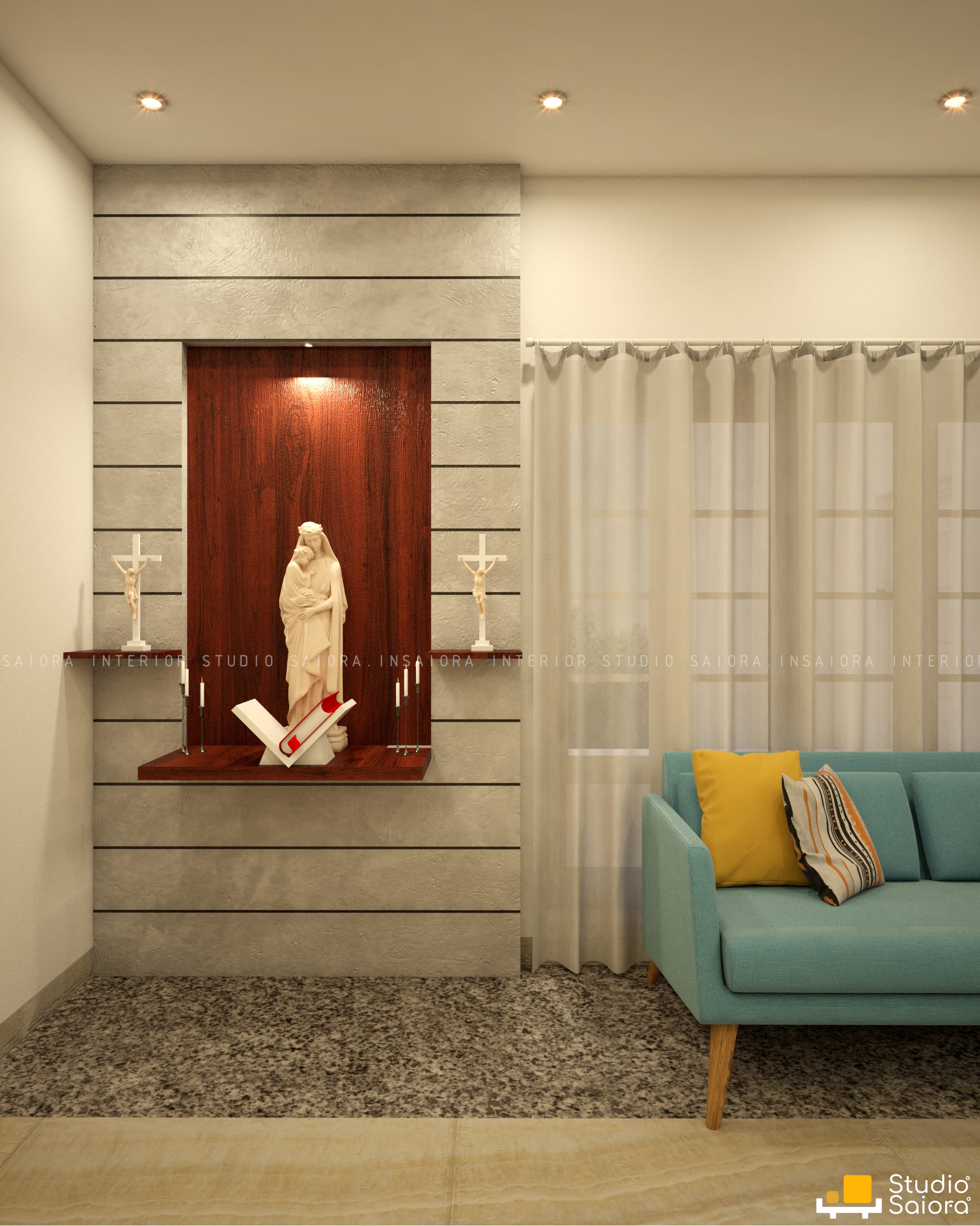 Image for RESIDENCE INTERIOR AT RAJAKKAD-IDUKKI-KERALA