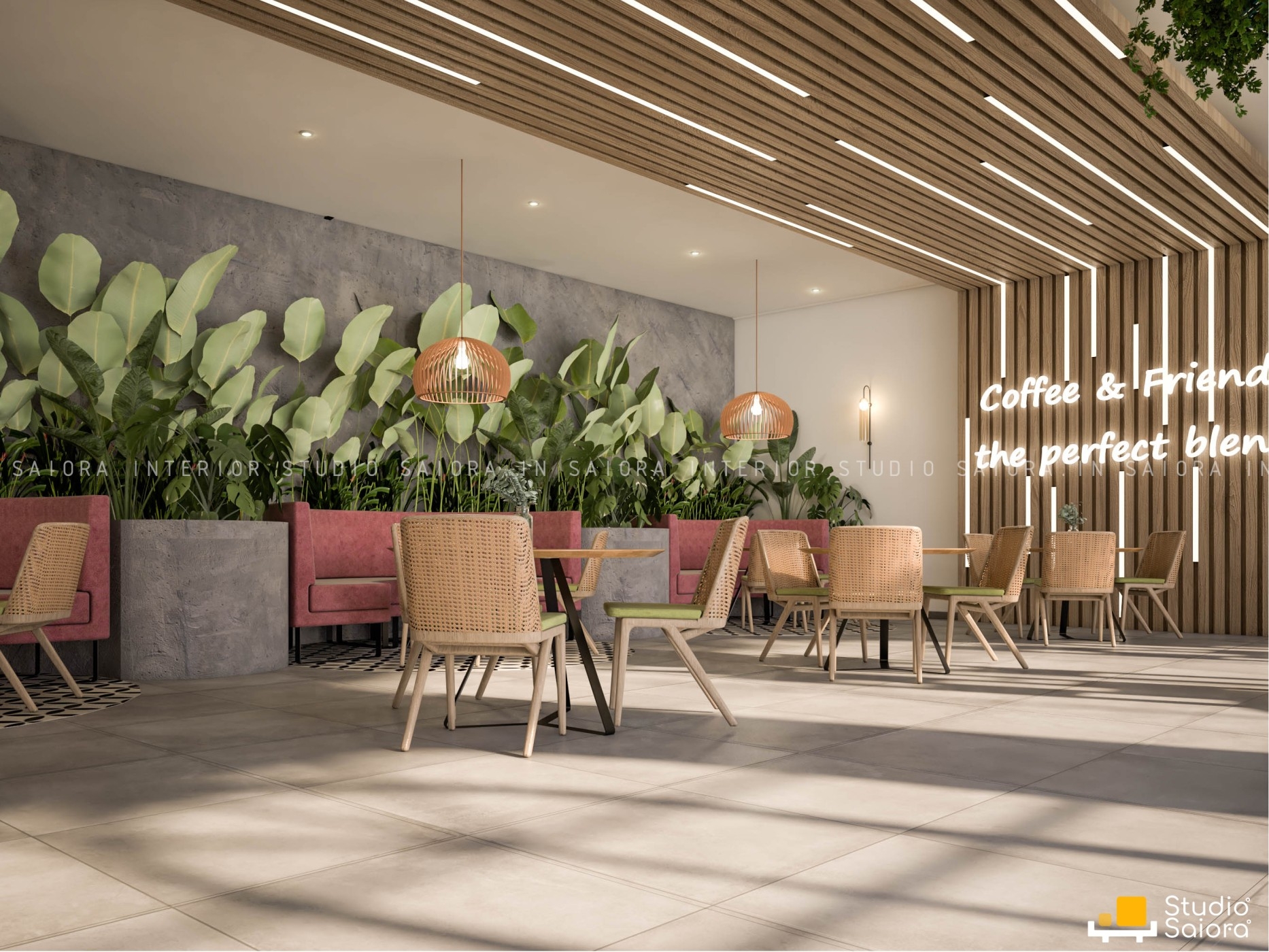 Image for BISTRO CAFE INTERIOR AT KANJIRAPPILLY-KERALA