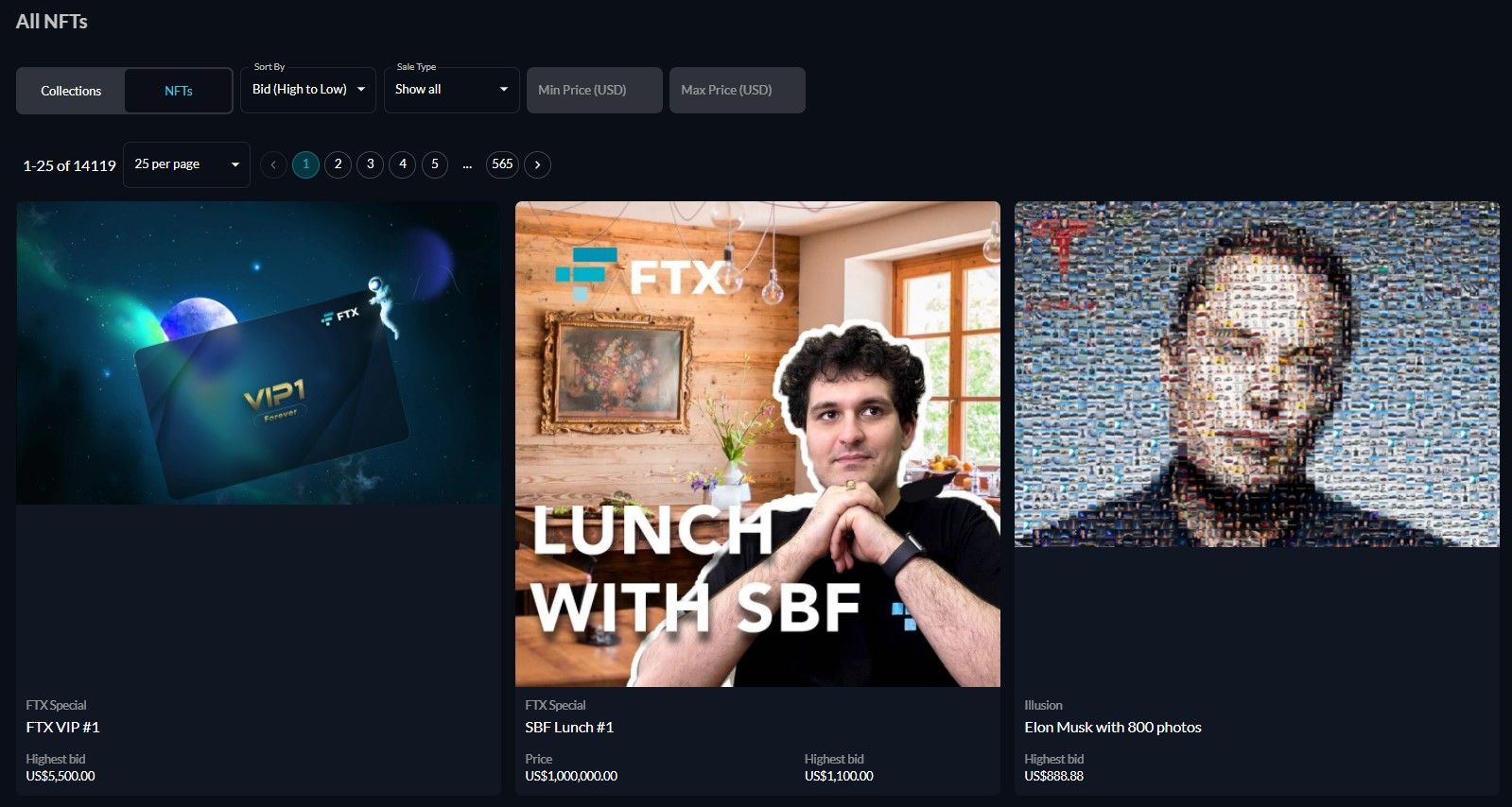 FTX nft