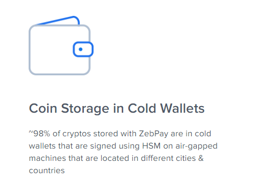 Zebpay security