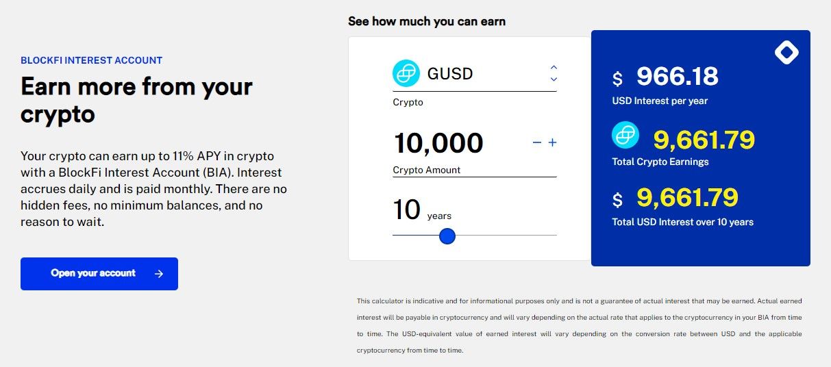 blockfi crypto interest account