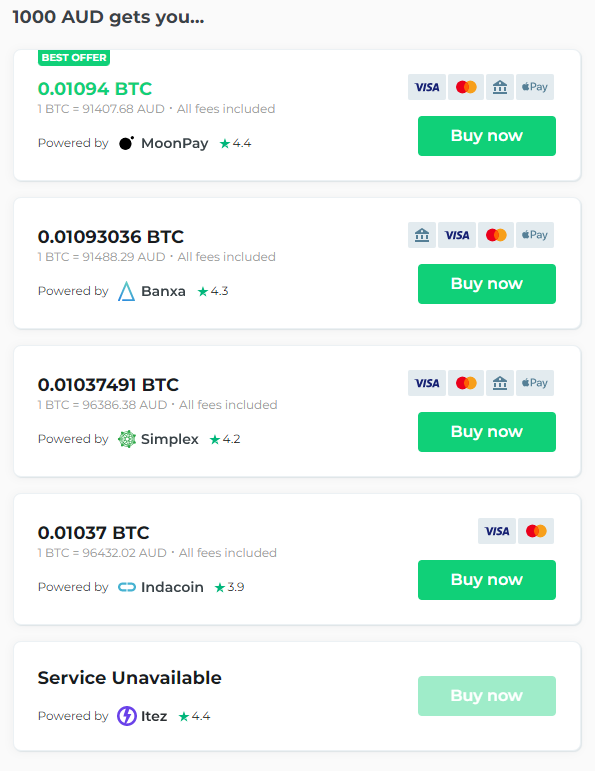 changelly buy BTC