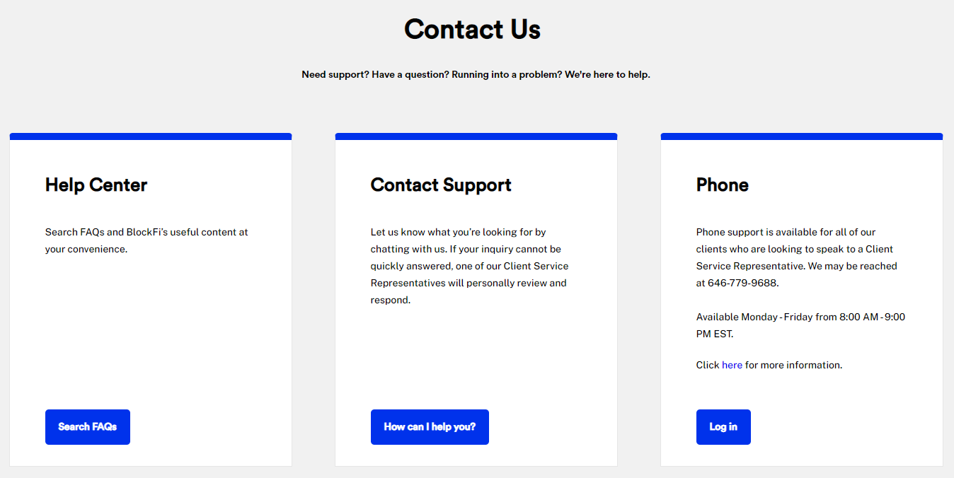 blockfi customer service