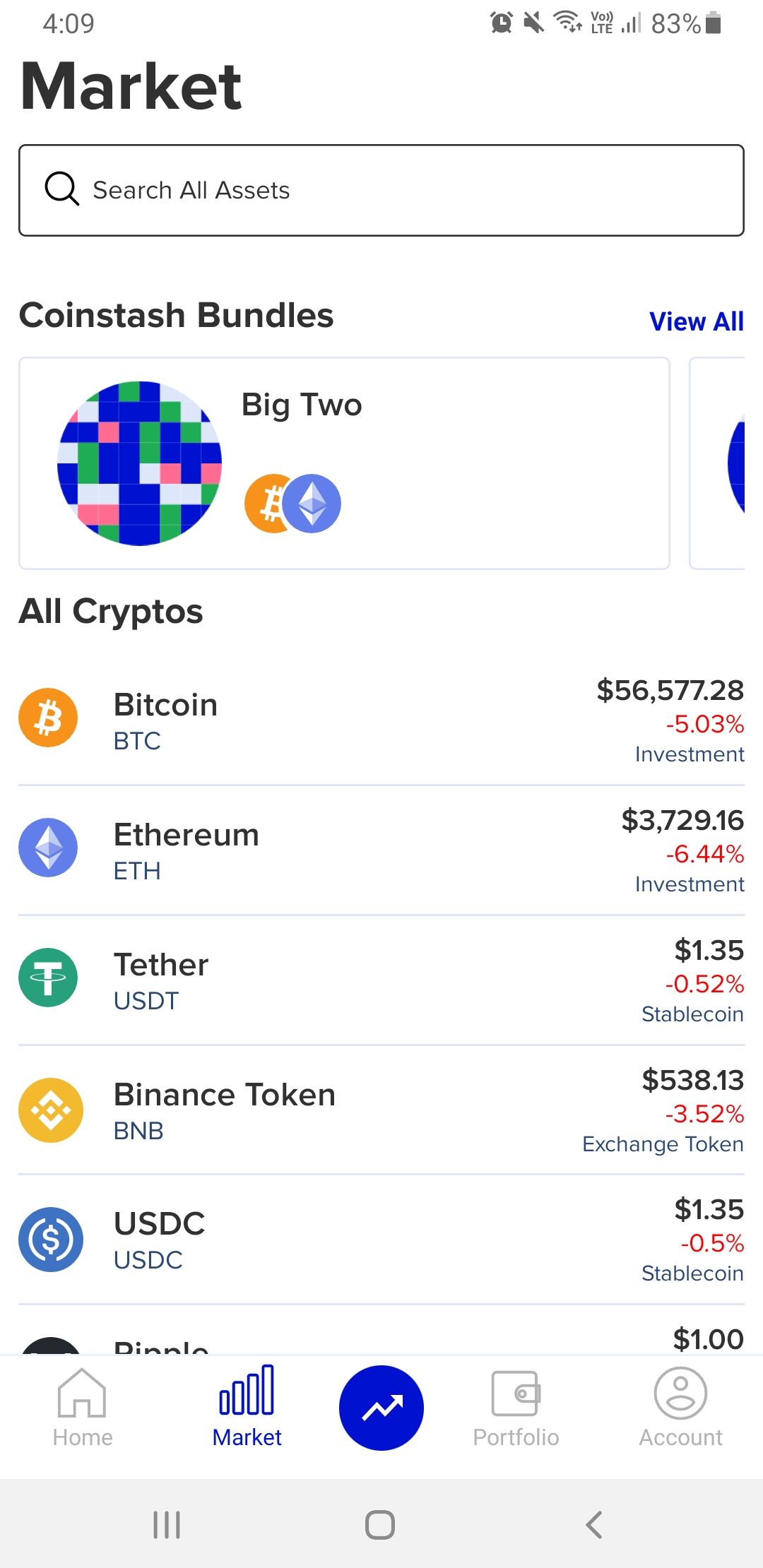 coinstash mobile apps
