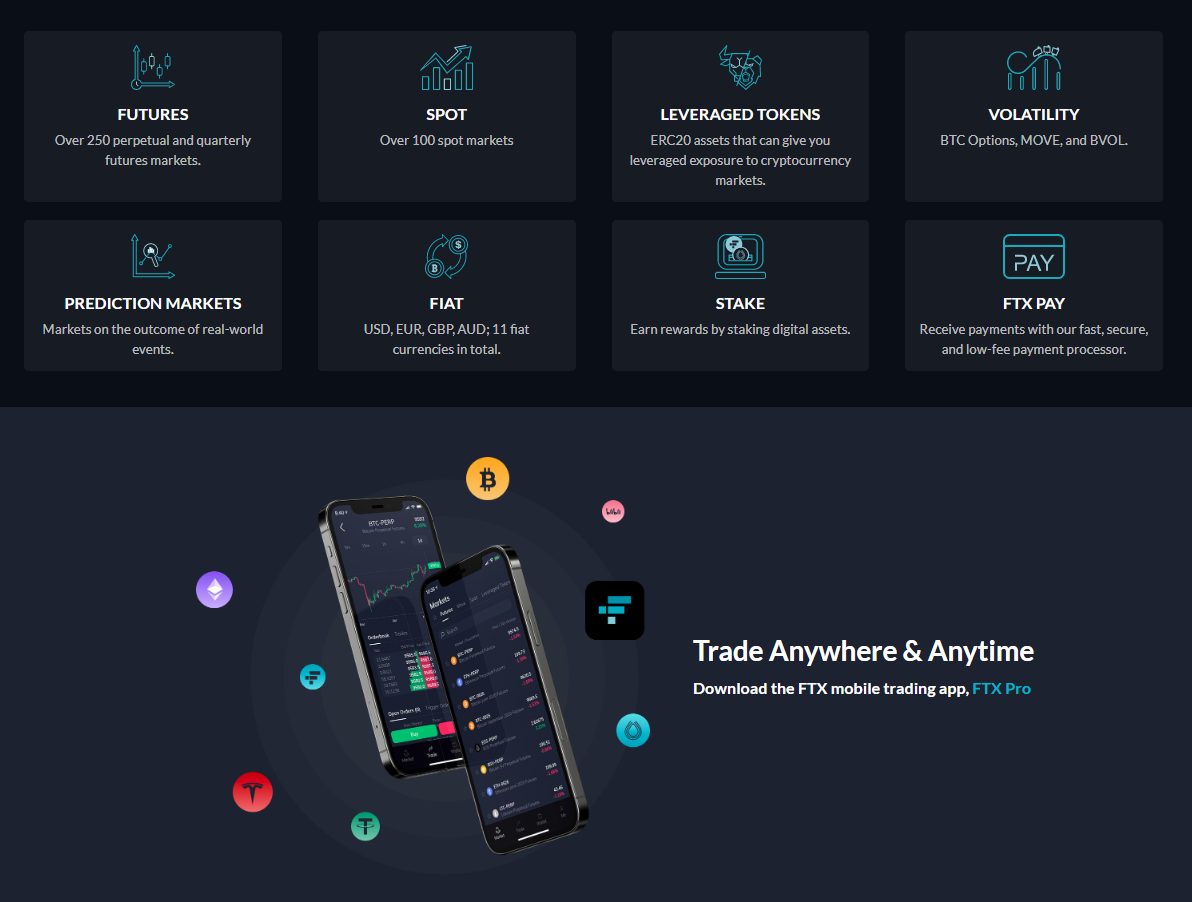 ftx australia features