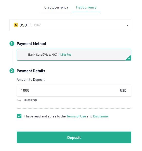 kucoin deposit