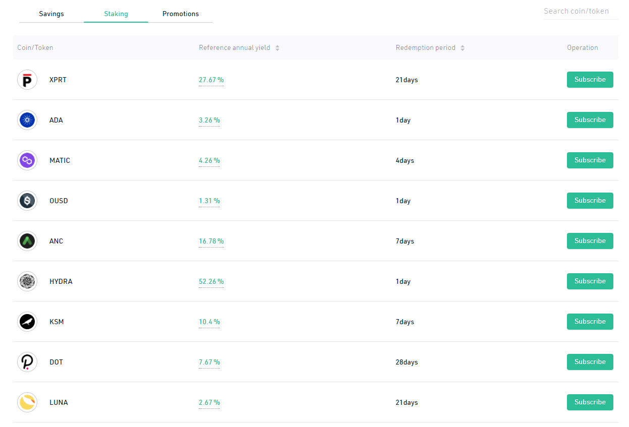 kucoin staking