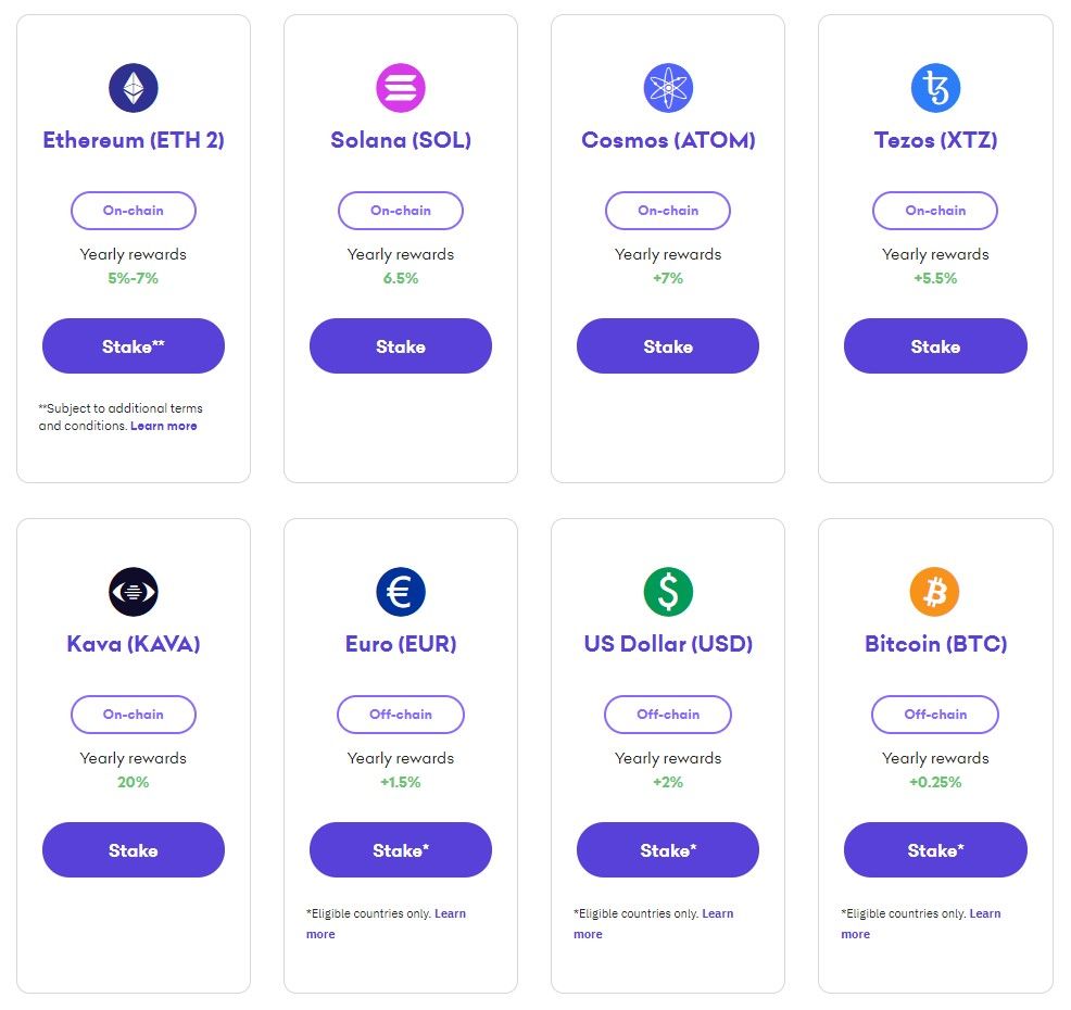 kraken staking