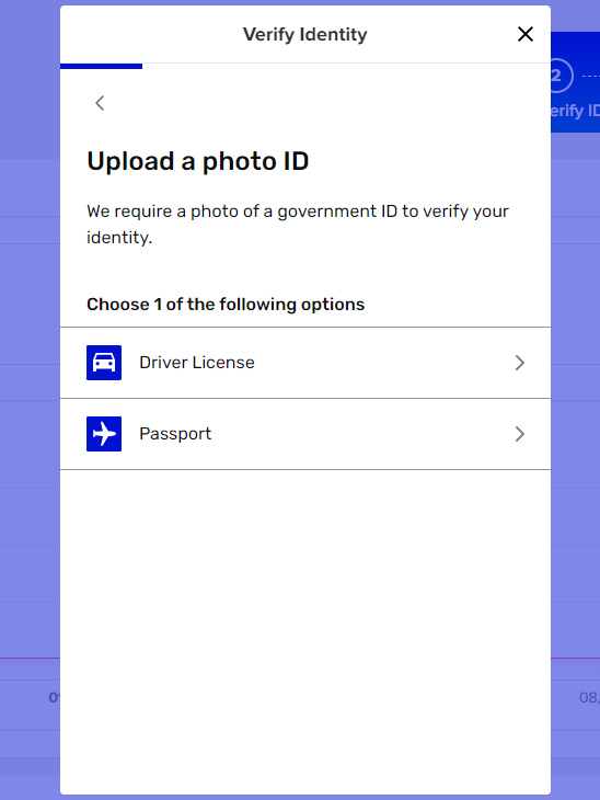 coinstash ID verification