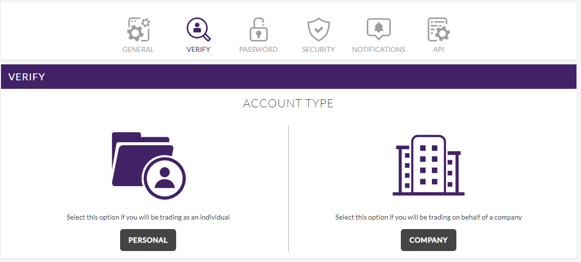 mine digital account type