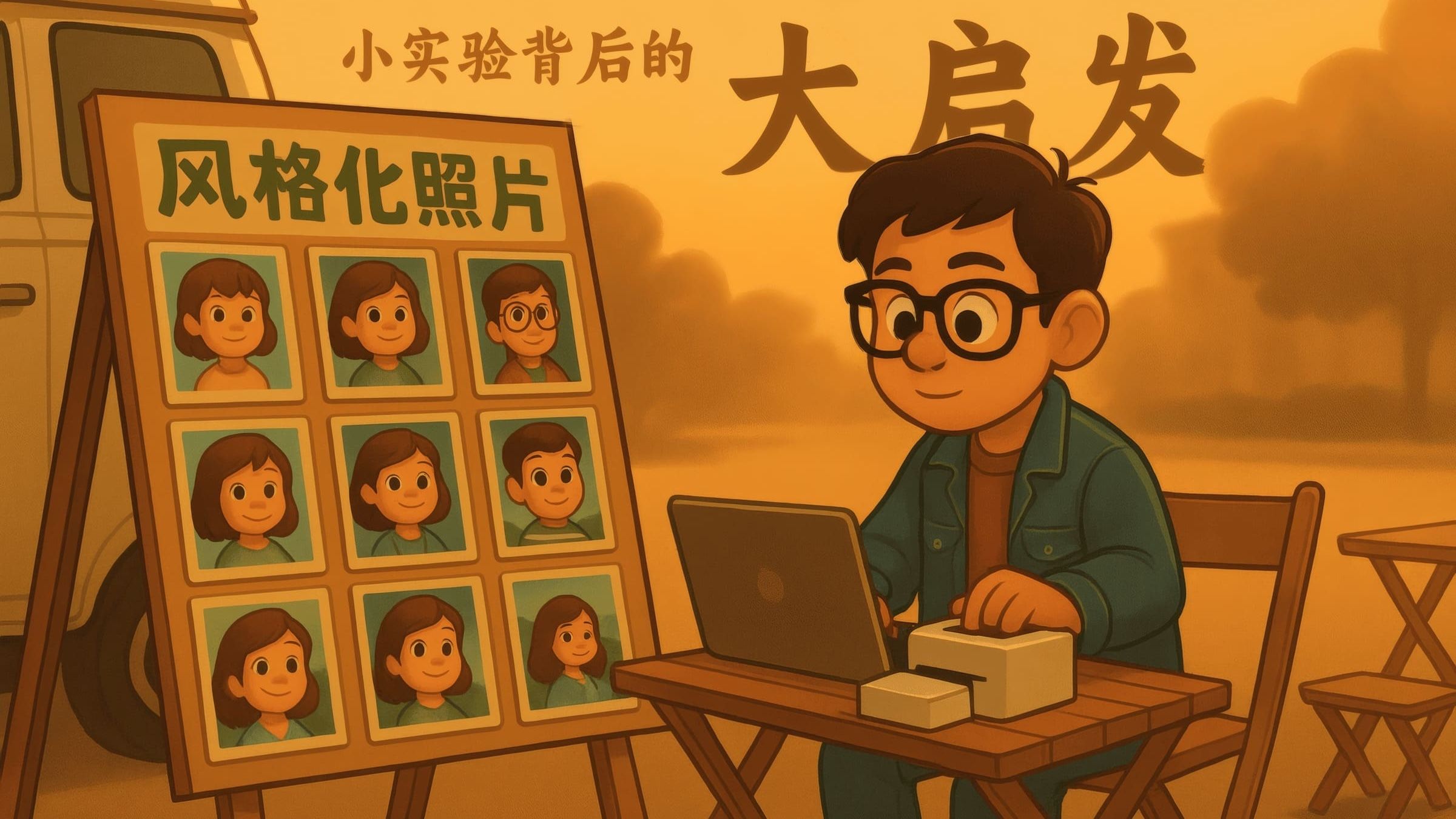 摆摊风格化照片:一场小实验背后的大启发