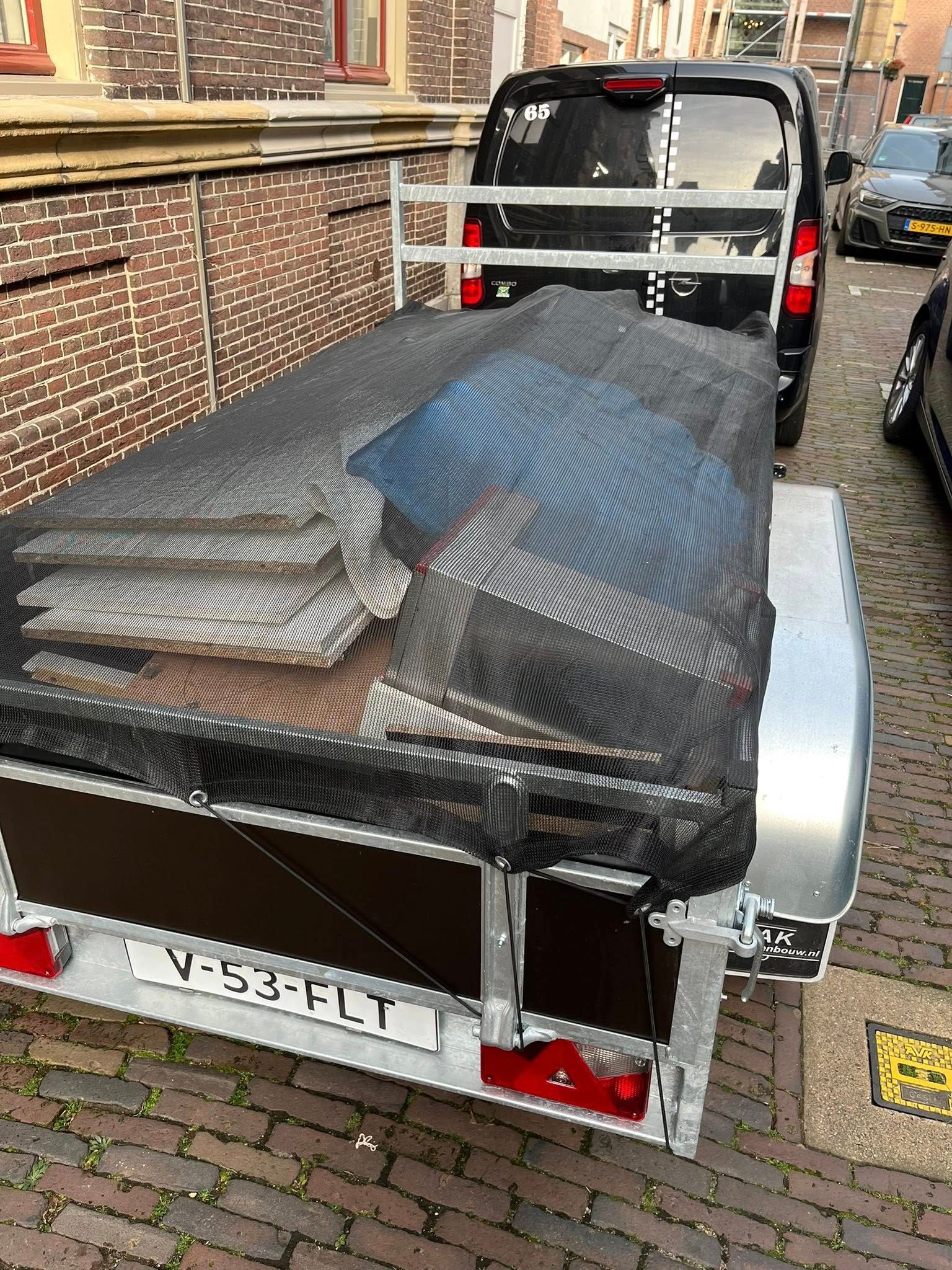 Afvoer en transport van materialen