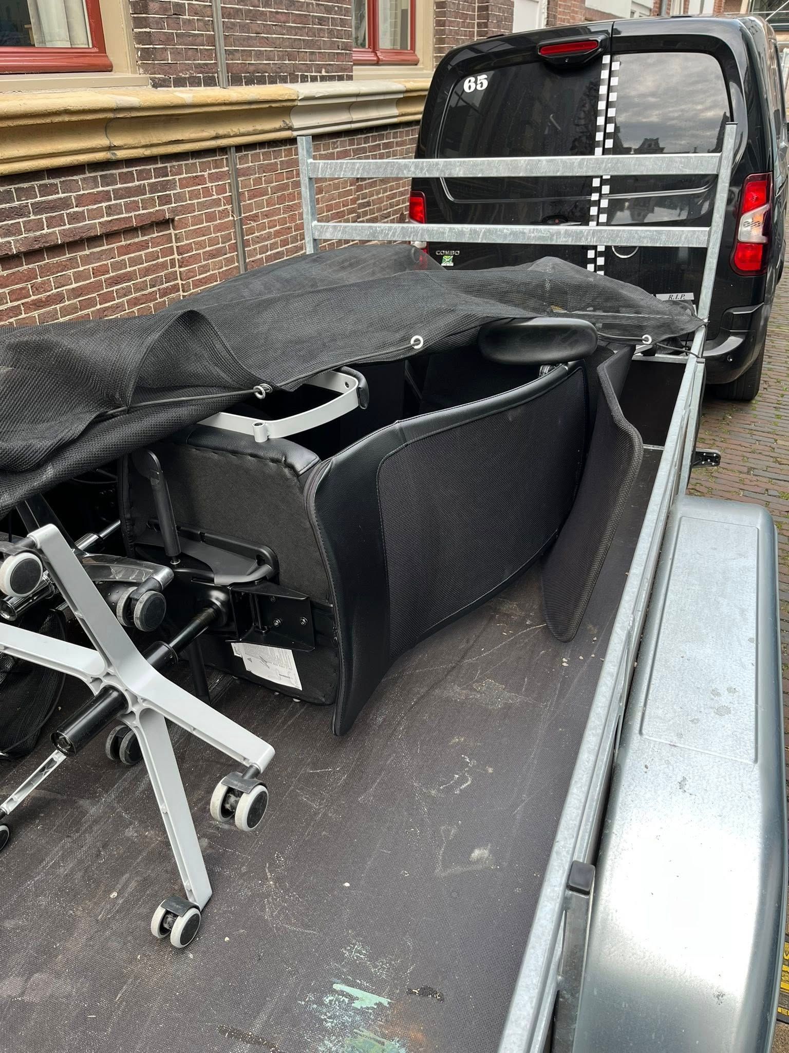 Afvoer en transport van materialen