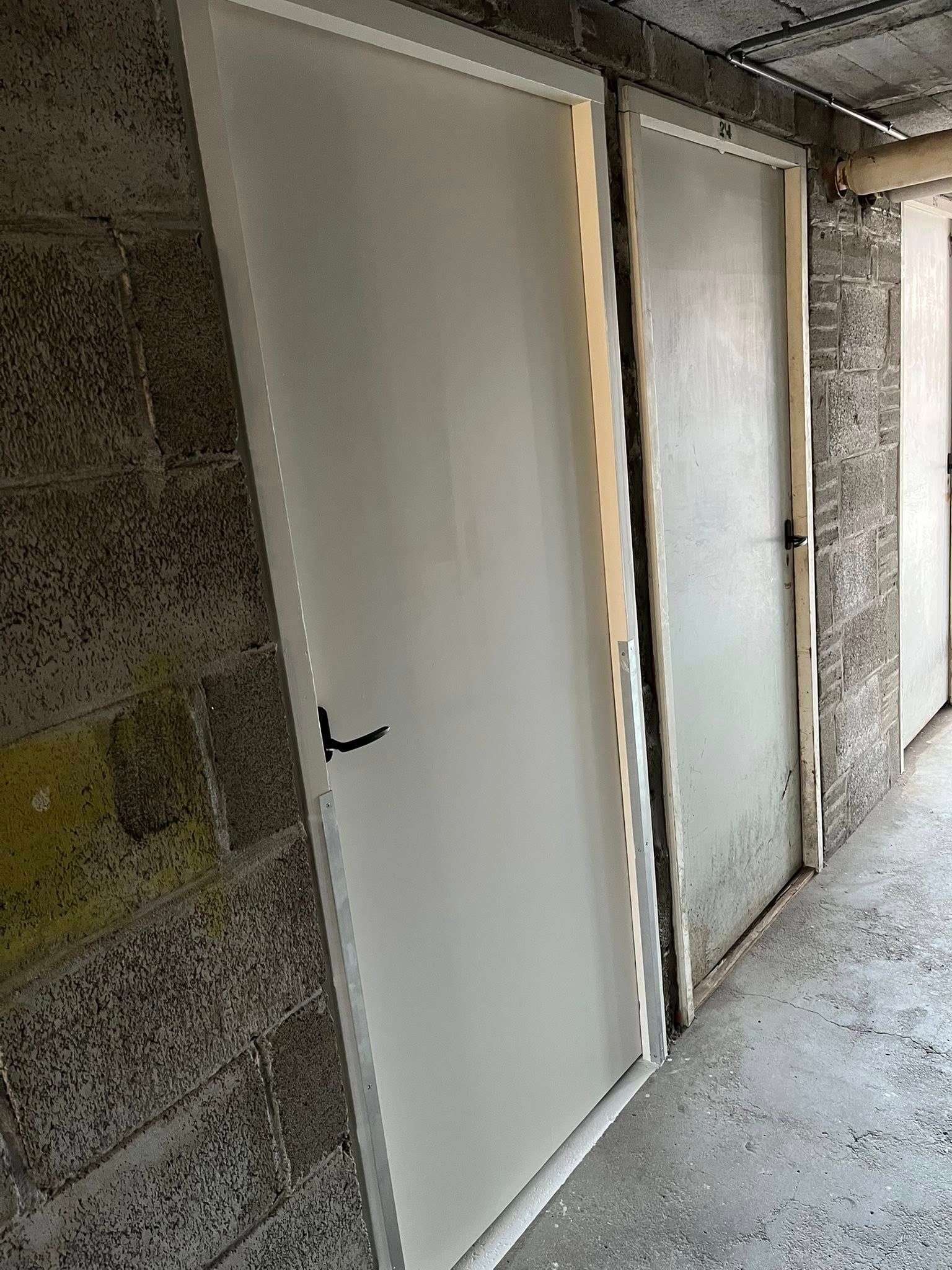 Renovatie berging met sauswerk en vloercoating