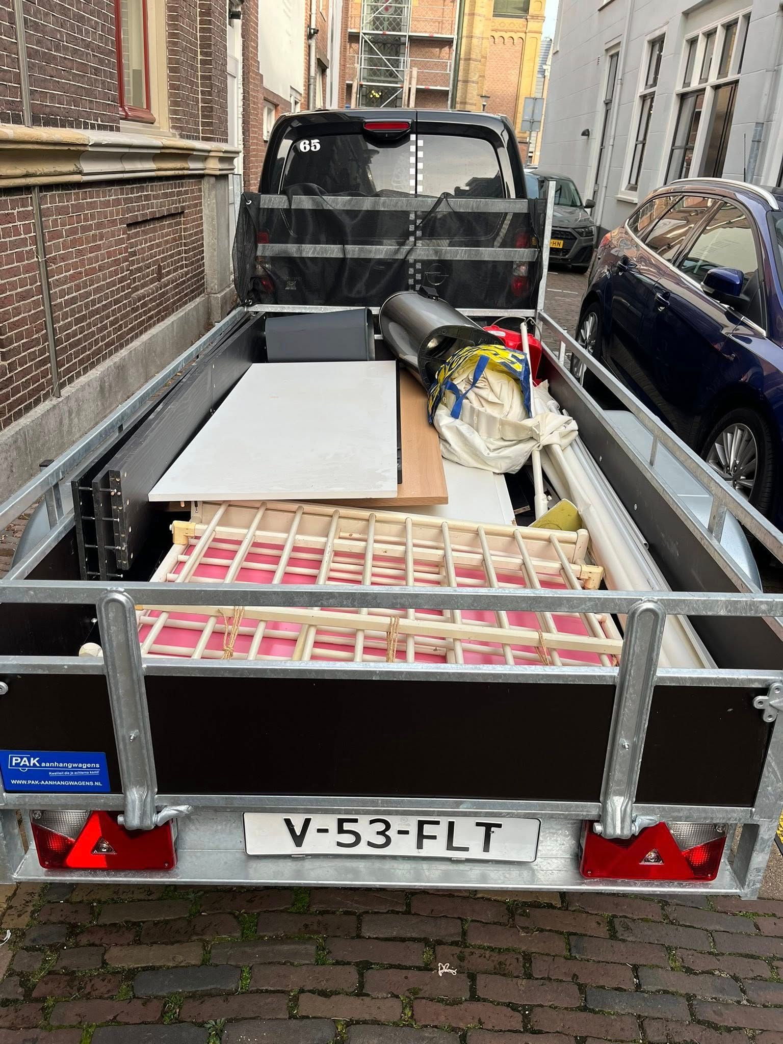 Afvoer en transport van materialen