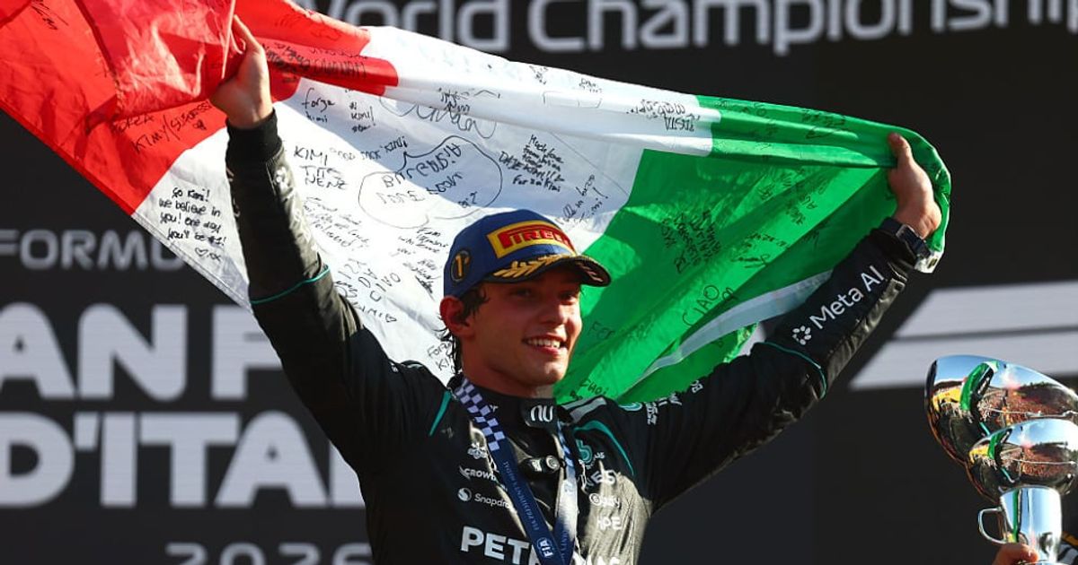 Kimi Antonelli won the Italian Grand Prix from 19th on the grid, becoming the first Italian to win at Monza since 1966 and extending his championship lead to 66 points over Russell.