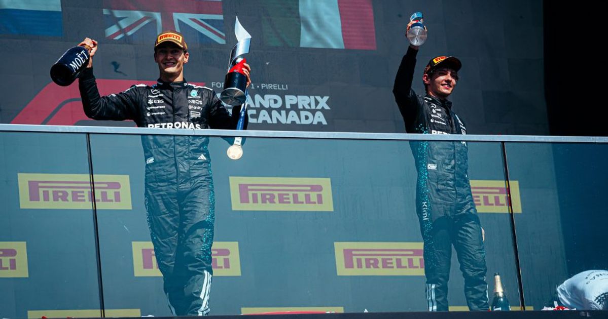 Mercedes stays undefeated after the first 3 races with Russell (1 win) and Antonelli (2 wins) 