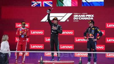 Canada GP: Antonelli wins fourth in a row as Russell retires from intra-Mercedes Montreal duel