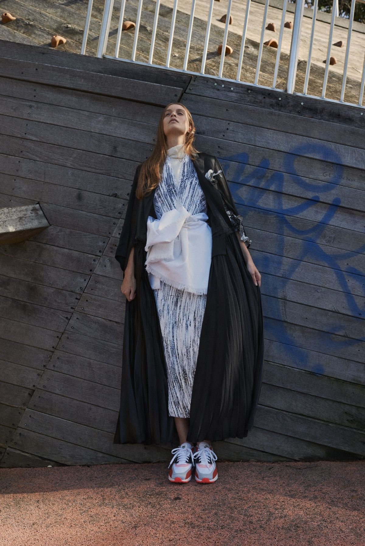 Parc de Belleville for Tank Magazine, shot in Parc de Belleville, Paris, France, by Anton Renborg