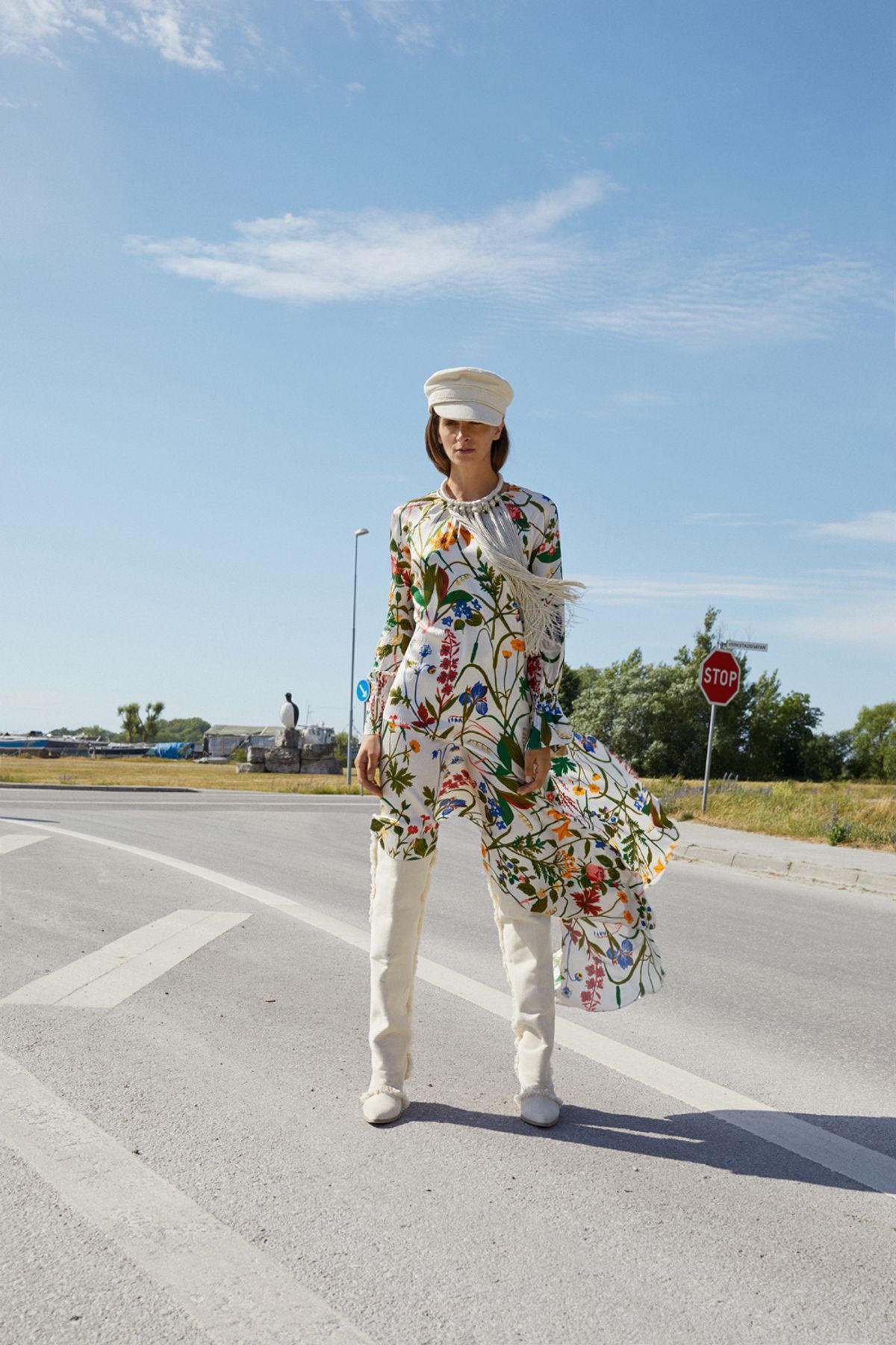 Rodebjer SS Campaign for Rodebjer, shot in Klintehamn, Gotland, Sweden, by Anton Renborg