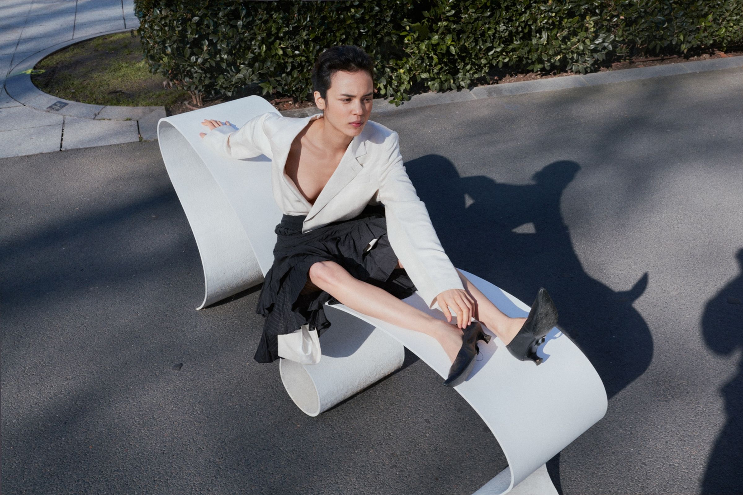 Schön Magazine, shot in Neuilly, Paris, France, by Anton Renborg