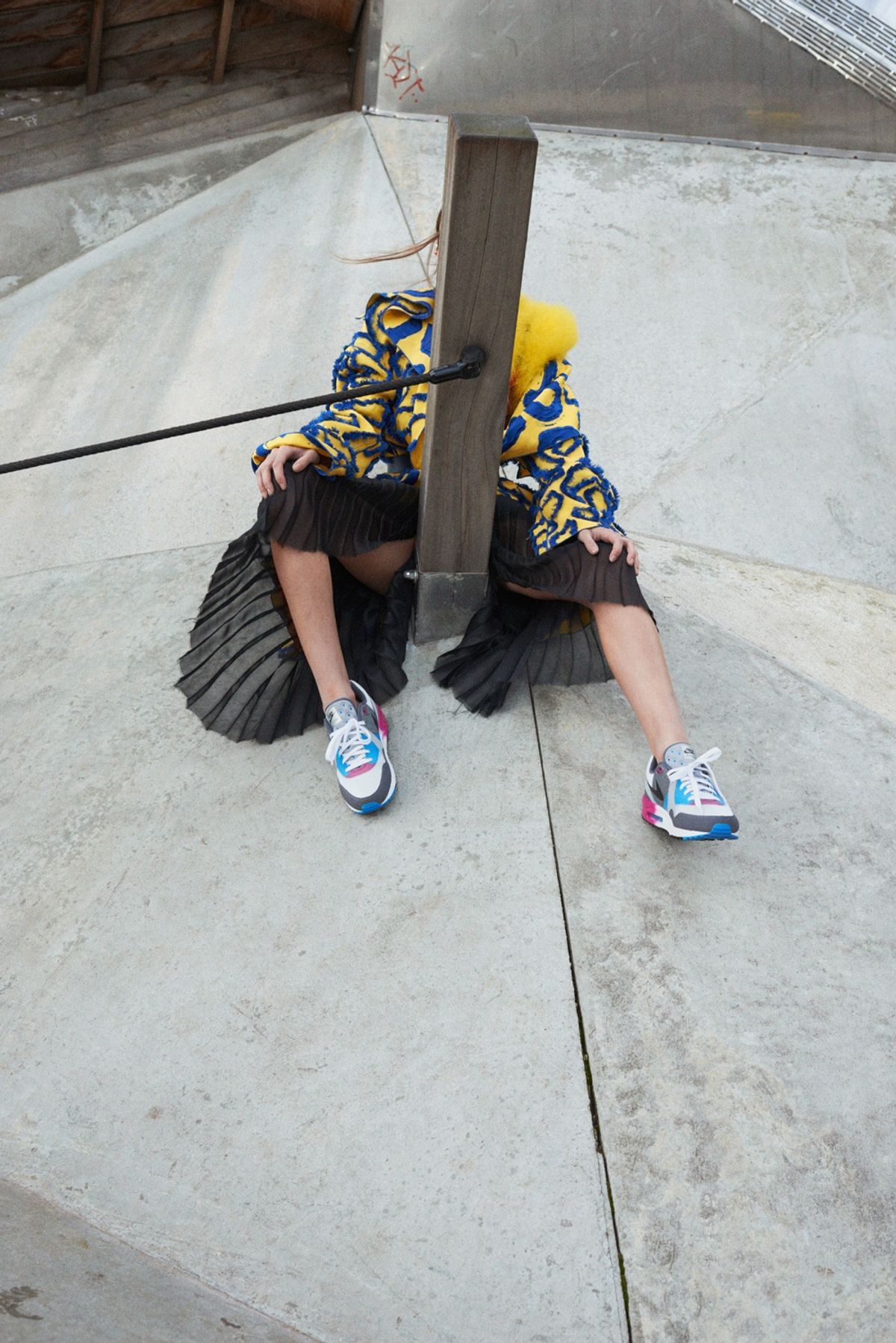 Parc de Belleville for Tank Magazine, shot in Parc de Belleville, Paris, France, by Anton Renborg