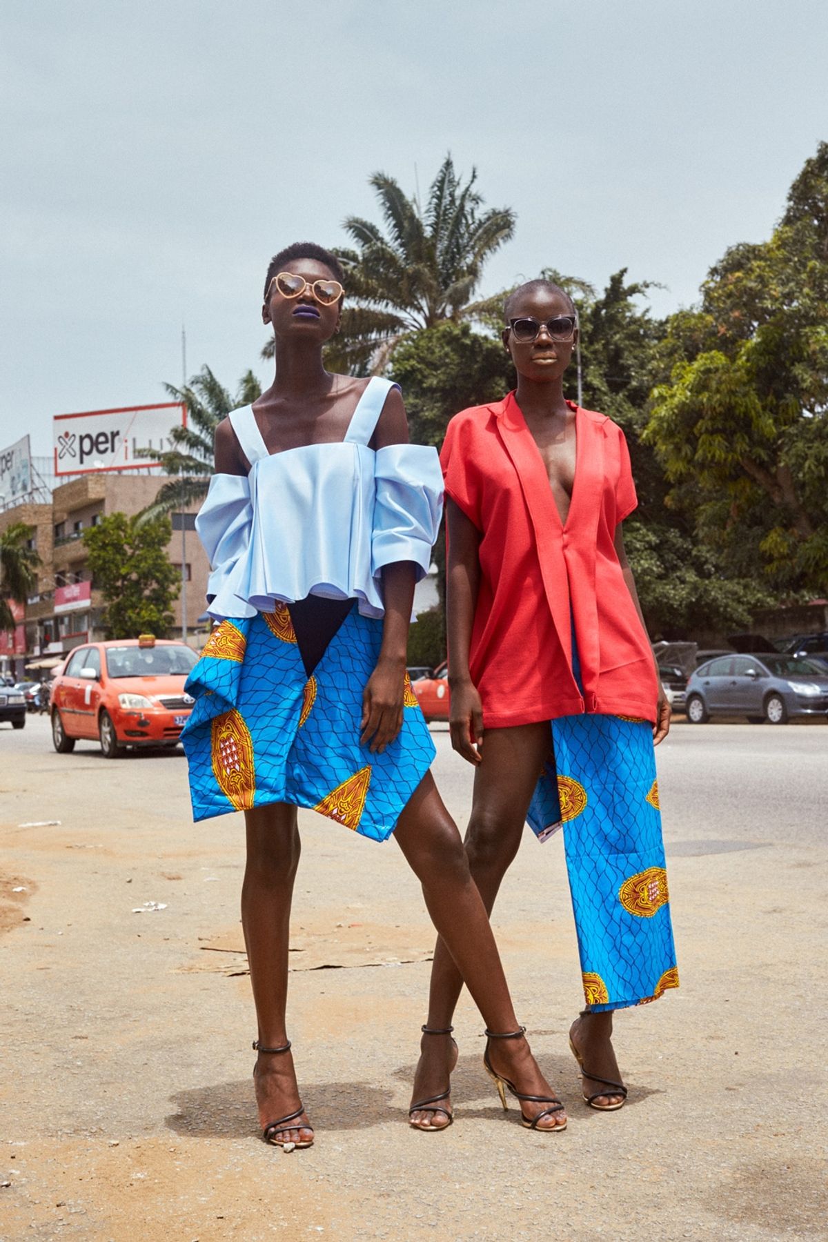 Collaboration for Rebecca Zoro, shot in Abidjan, Ivory Coast, by Anton Renborg