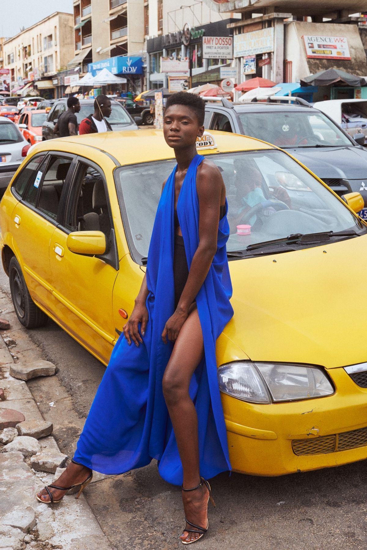 Collaboration for Rebecca Zoro, shot in Abidjan, Ivory Coast, by Anton Renborg