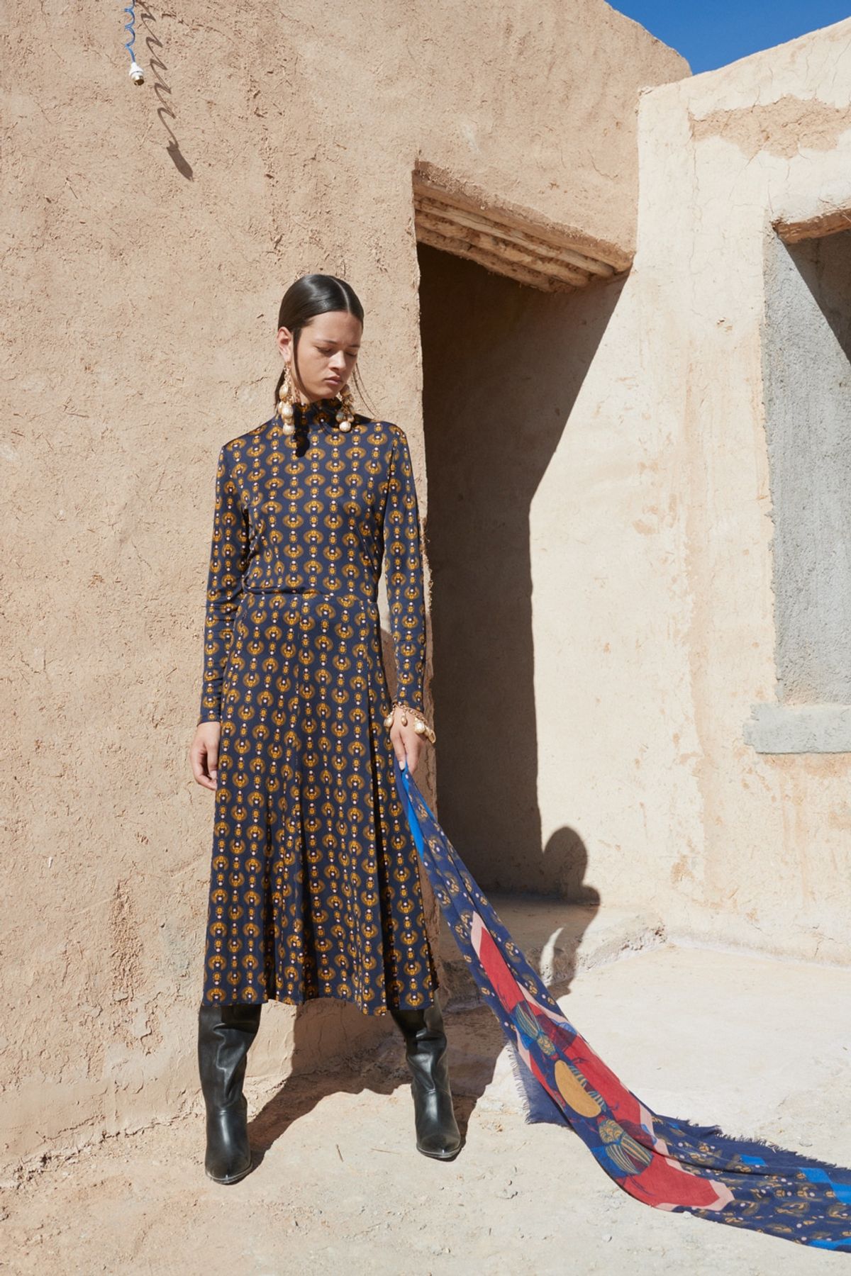 Rodebjer FW Lookbook for Rodebjer, shot in Marrakech, Atlas Mountains, Morocco, by Anton Renborg