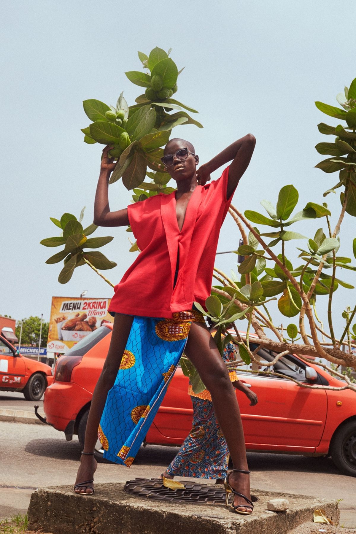 Collaboration for Rebecca Zoro, shot in Abidjan, Ivory Coast, by Anton Renborg