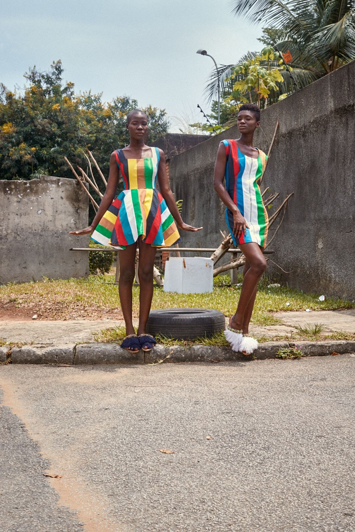 Collaboration for Rebecca Zoro, shot in Abidjan, Ivory Coast, by Anton Renborg