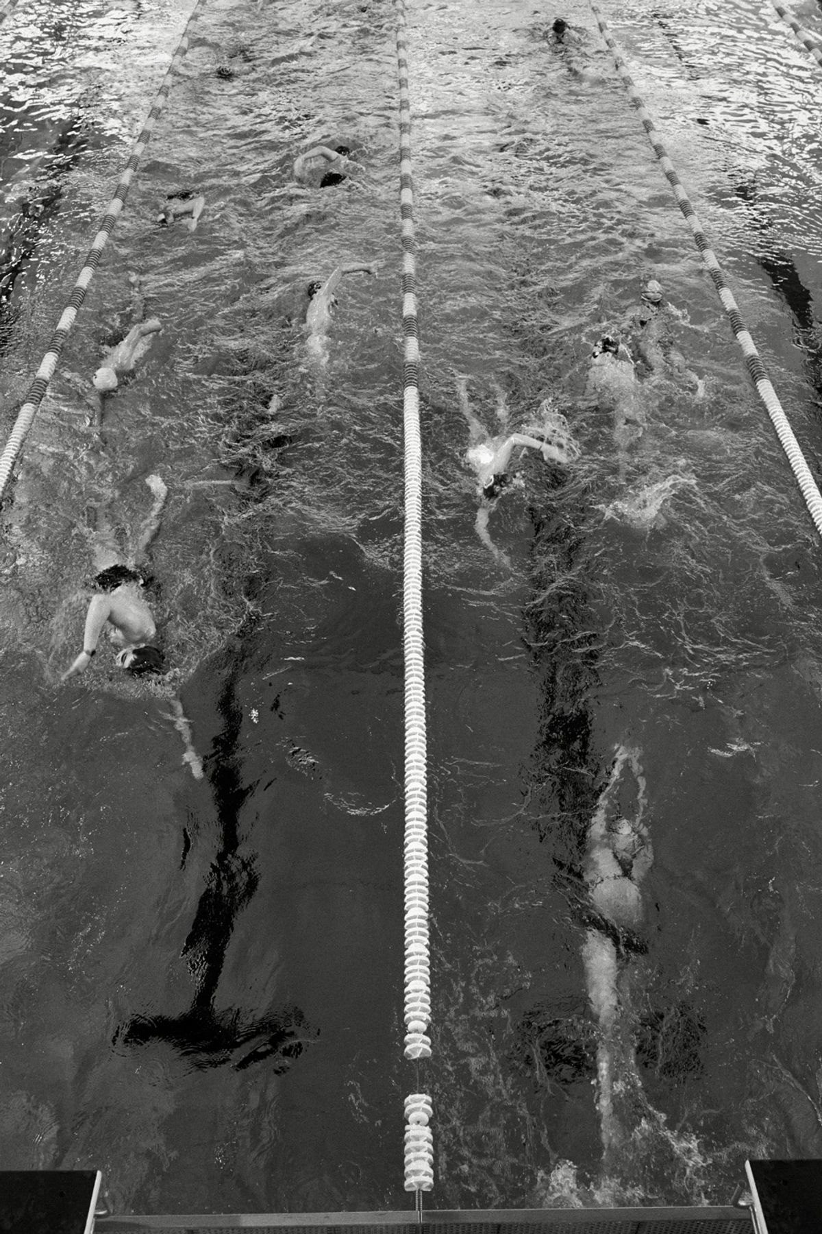 florence manaudou for Camp Florence Manaudou, shot in Olympic Pool Vichy, France, by Anton Renborg