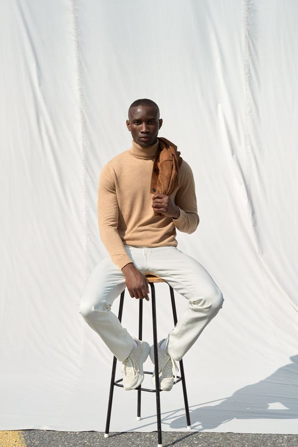 HM Man for HM, shot in Sodermalm, Stockholm, Sweden, by Anton Renborg