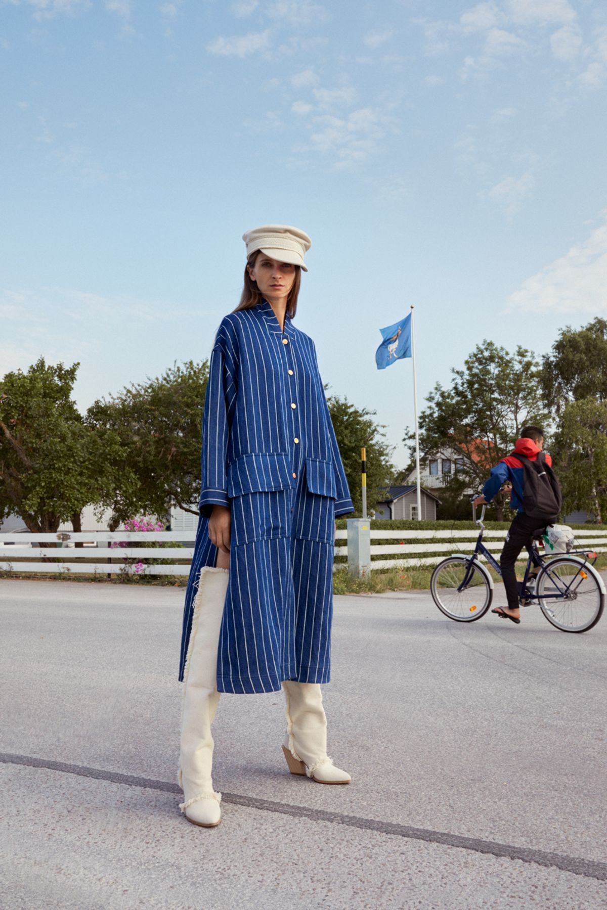 Rodebjer SS Campaign for Rodebjer, shot in Klintehamn, Gotland, Sweden, by Anton Renborg
