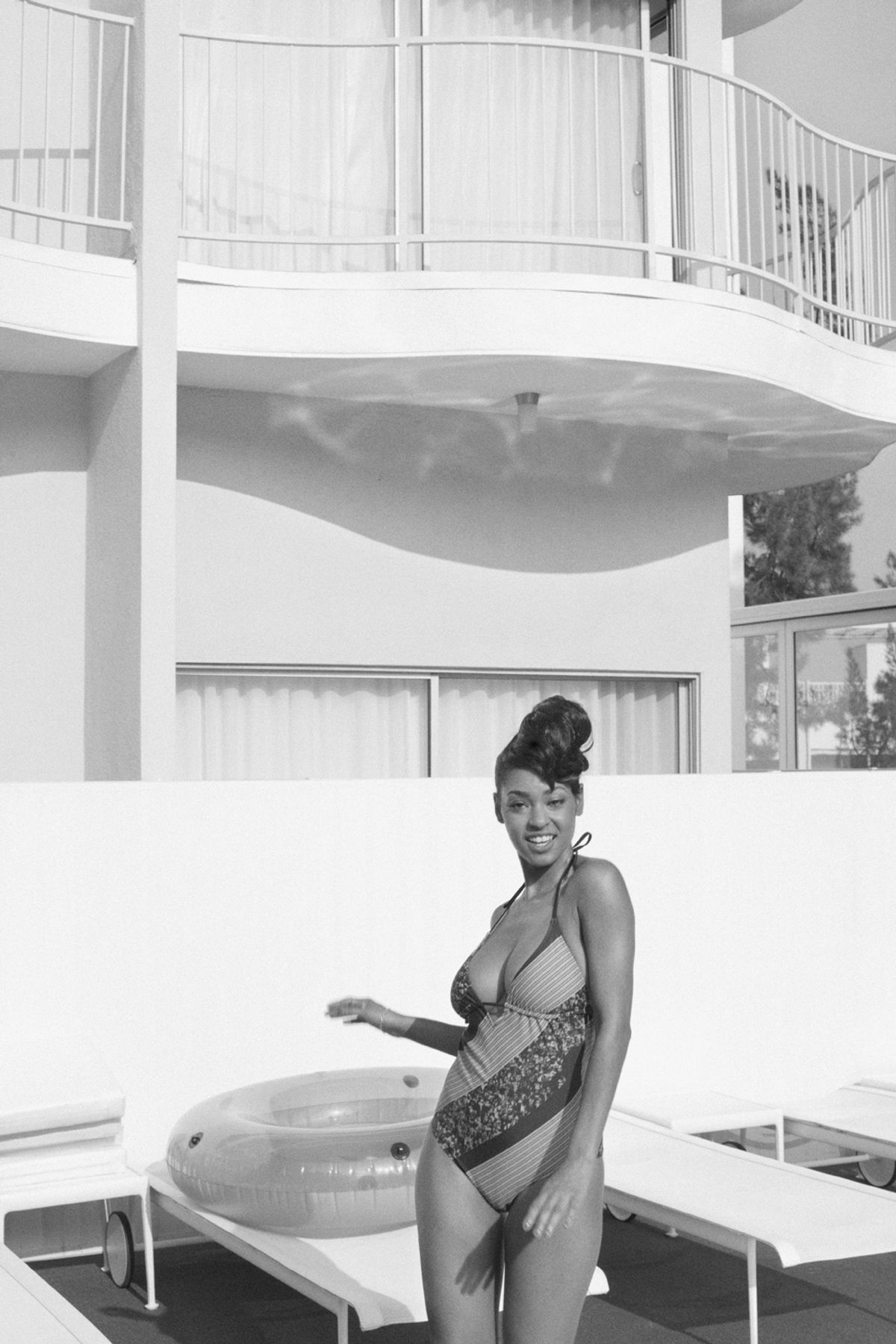 Swimwear for WeSC, shot in The Standard, Los Angeles, US, by Anton Renborg