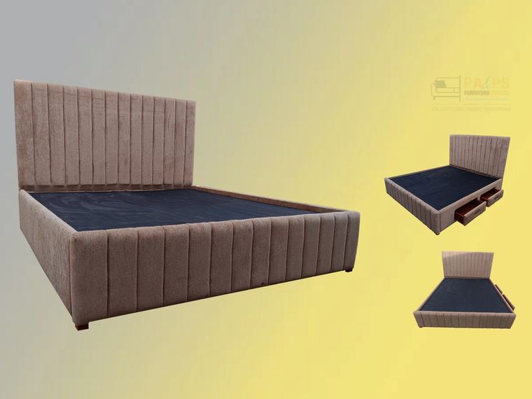 Queen bed in different angles