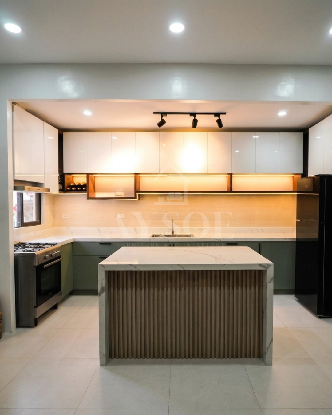 TCFF Full Kitchen Setup with lighting
