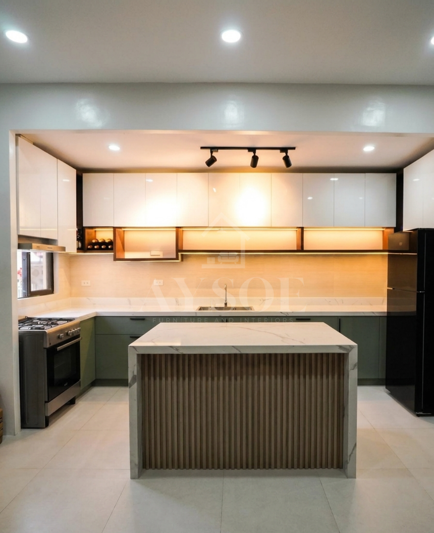 TCFF Full Kitchen Setup with lighting