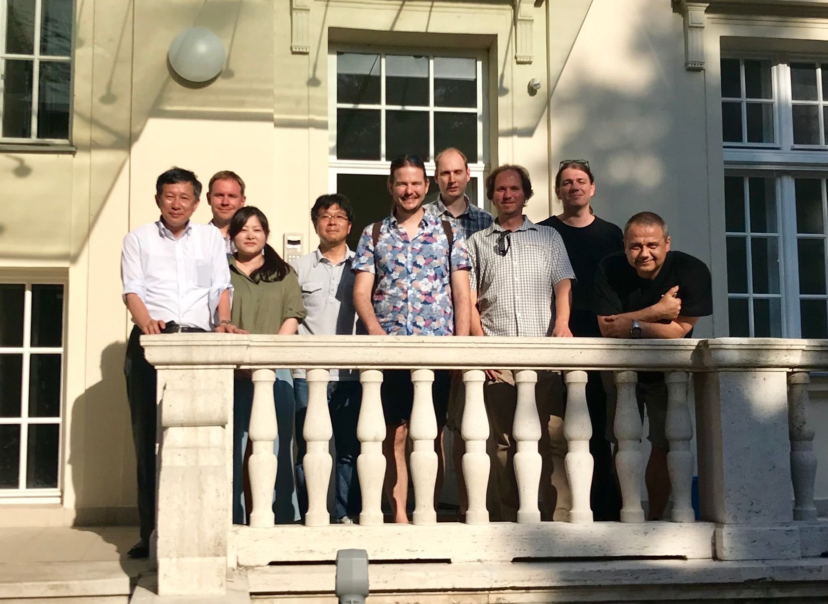 Picture of part of the GRBAlpha team