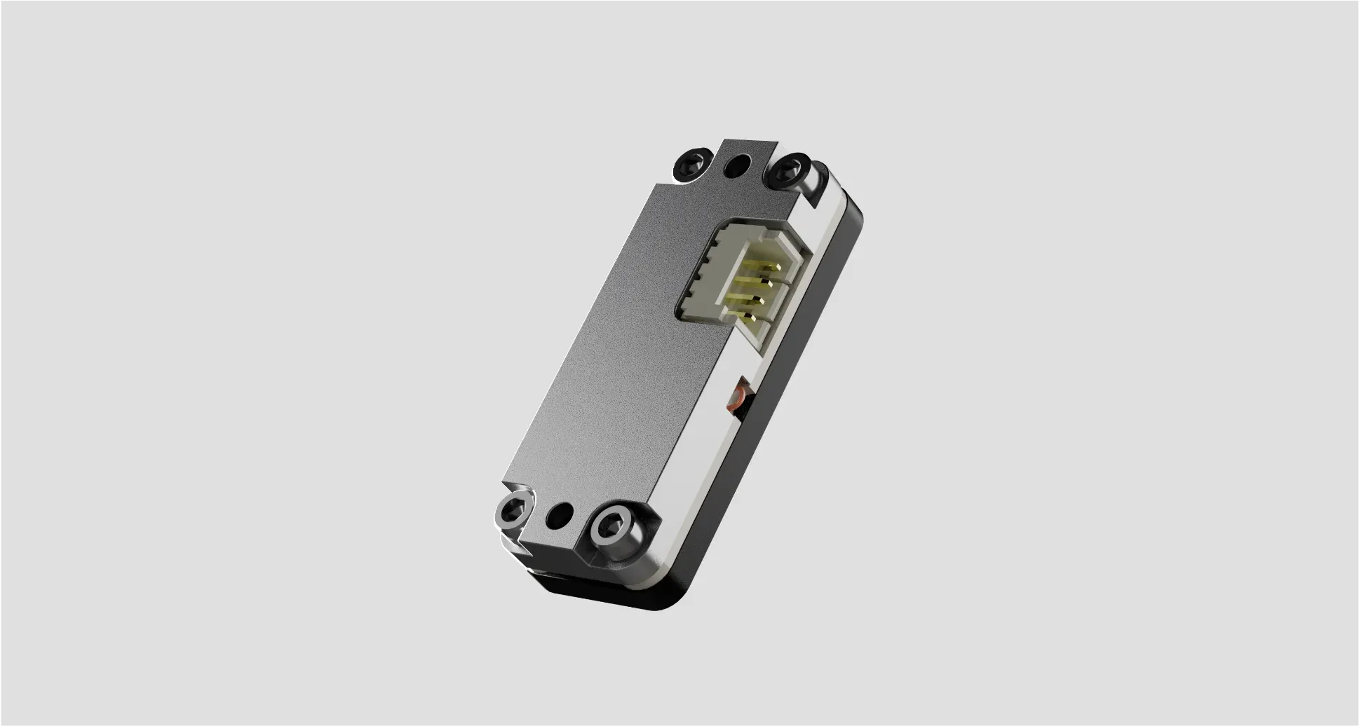Render of miniature dual-axis fine sun sensor NXSS3v50 Eagle Plus