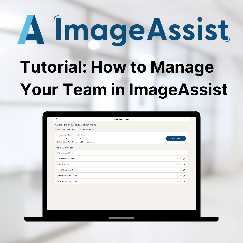 How to Manage Your Team in ImageAssist