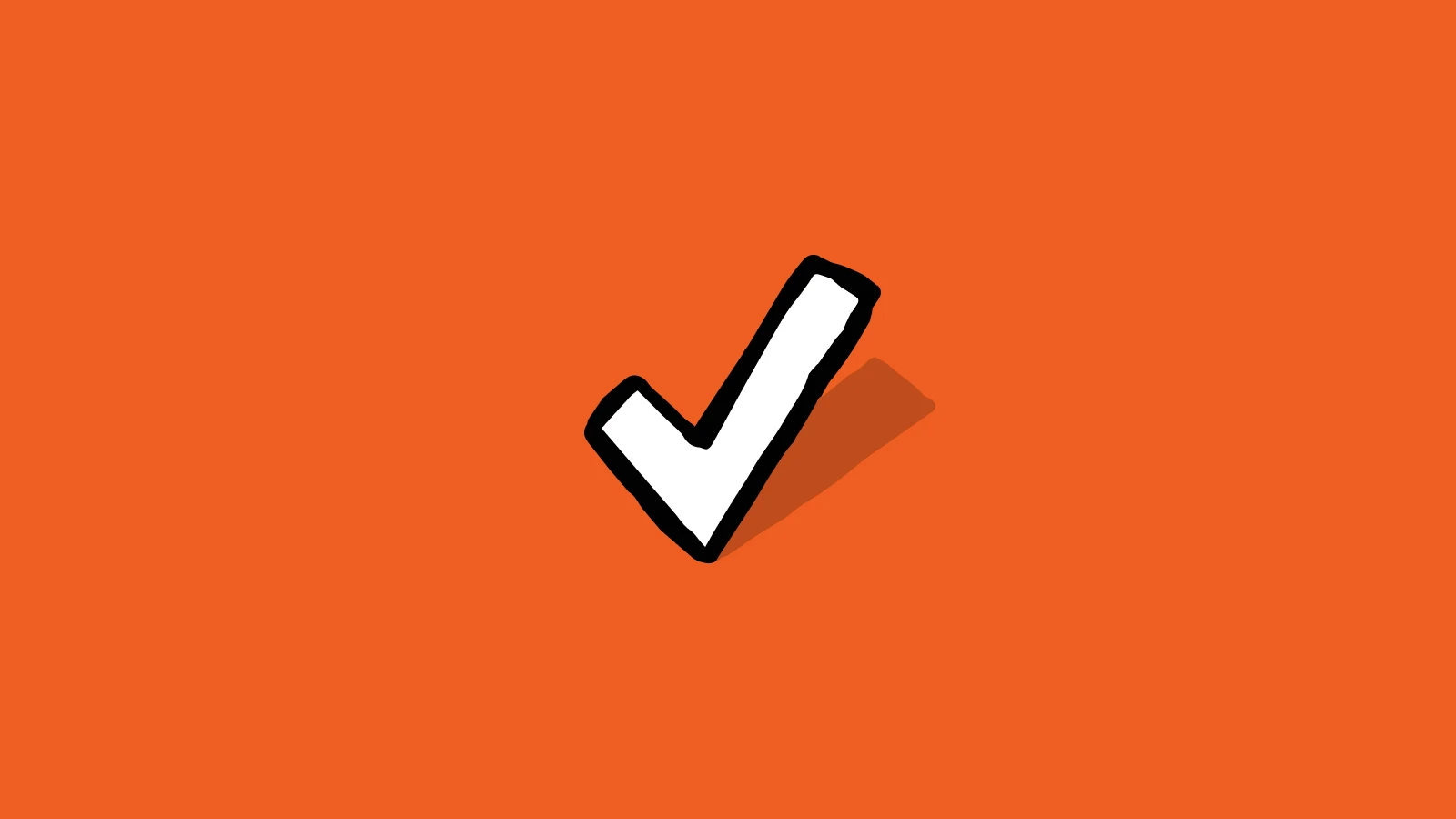 Illustration of checkmark symbol